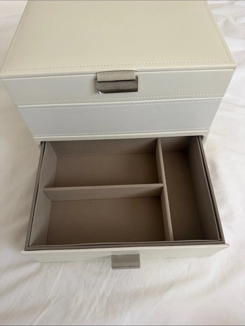 Stackers Jewelry Organizer in White